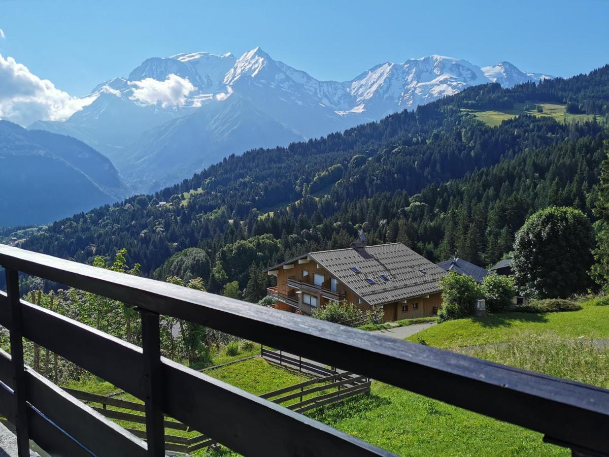 Apartament Duo Des Alpages Vue Exceptionnelle Sur Le Mont Blc Saint-Gervais-les-Bains Zewnętrze zdjęcie