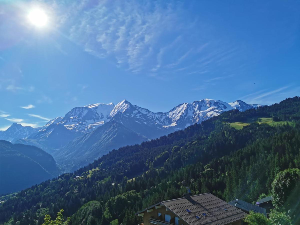 Apartament Duo Des Alpages Vue Exceptionnelle Sur Le Mont Blc Saint-Gervais-les-Bains Zewnętrze zdjęcie